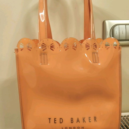 Ted Baker Handbag used, medium size pink/peach color