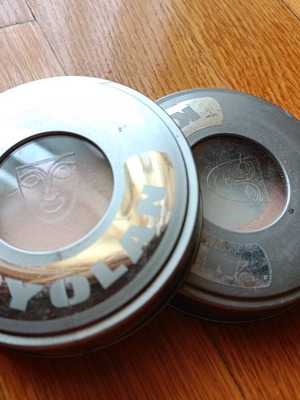 Kryolan Cake Make-Up used, shades 2W and 6W