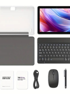 Νέο Tablet 10.1" Android 15 με 12GB RAM, 64GB ROM & πλήρες σετ αξεσουάρ