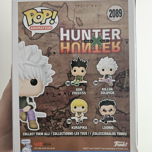 Killua Zoldyck #2089 Funko Pop used with box damage