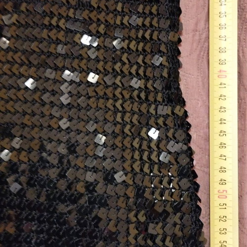 Black sequin top like new, size small