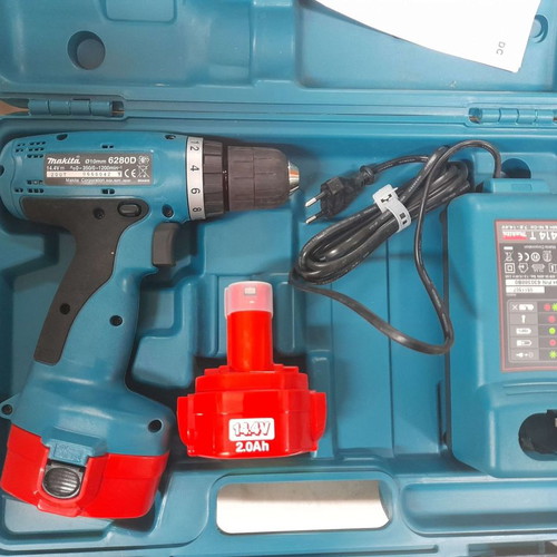Makita δραπανοκατσάβιδο 14.4V 6280D σετ με 2 μπαταρίες και φορτιστή καινούργιο