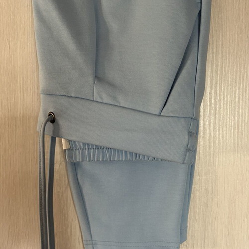 B.young Turquoise Cotton Suit New, Size 38, Elastic Waist Pants