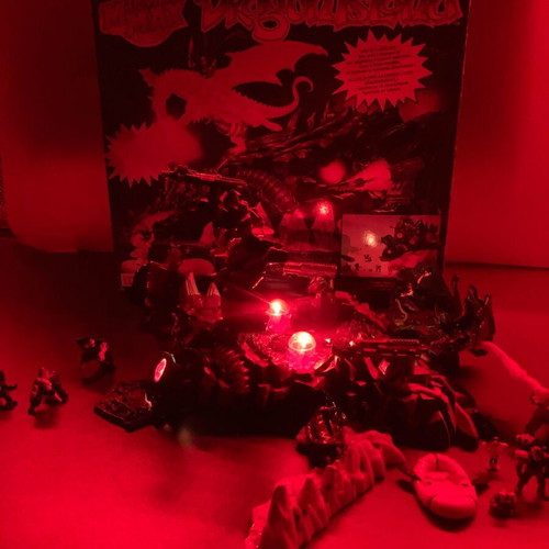 Mighty Max Storms Dragon Island used collectible set with original box