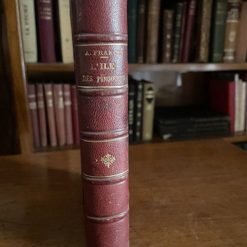 Anatole France L'Ile Des Pingouins book used, French edition 1908