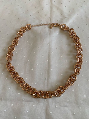 Κολιέ Accessorize ρυθμιζόμενο κοντό, καινούργιο, ροζ χρυσό