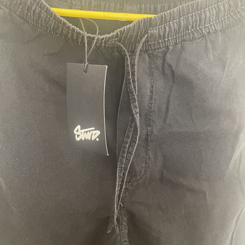 Pull & Bear STWD Baggy Fit men's pants new, size S, washed black