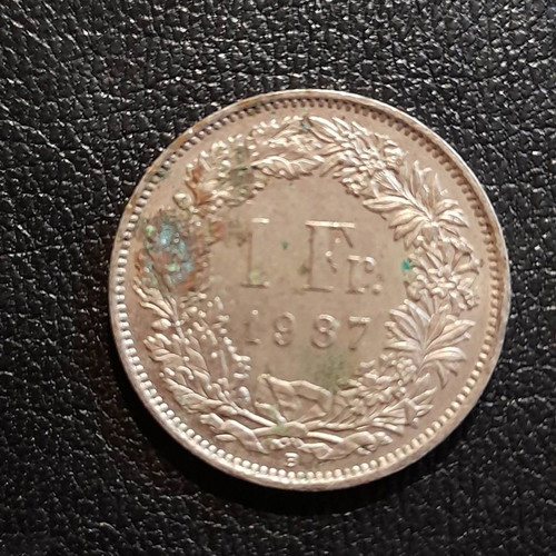 Νόμισμα Helvetica 1 Franco 1987 μεταχειρισμένο