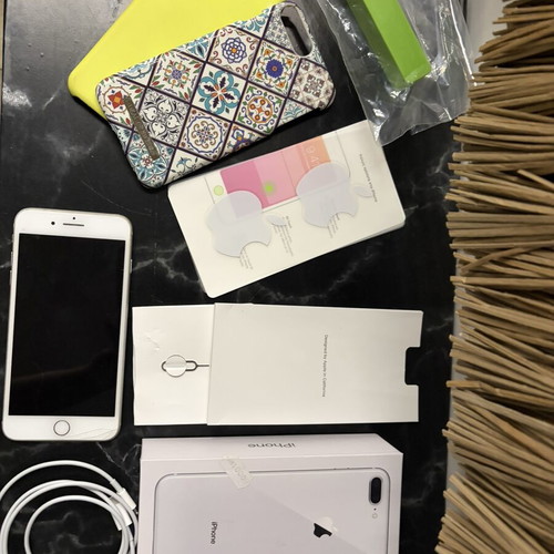 iPhone 8plus 64GB used with powerbank and 2 cases