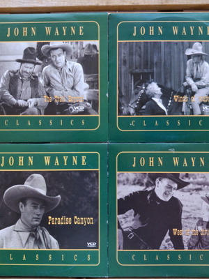 John Wayne 4 rare vintage VCDs 1934-1936, never played
