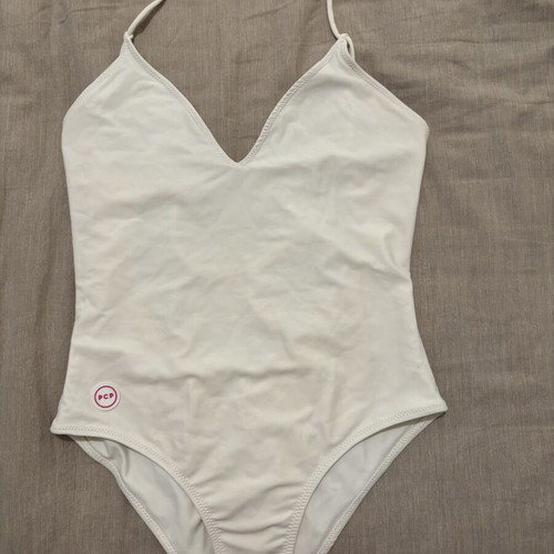 PCP one-piece swimsuit, white, size S