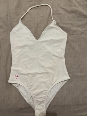 PCP one-piece swimsuit, white, size S