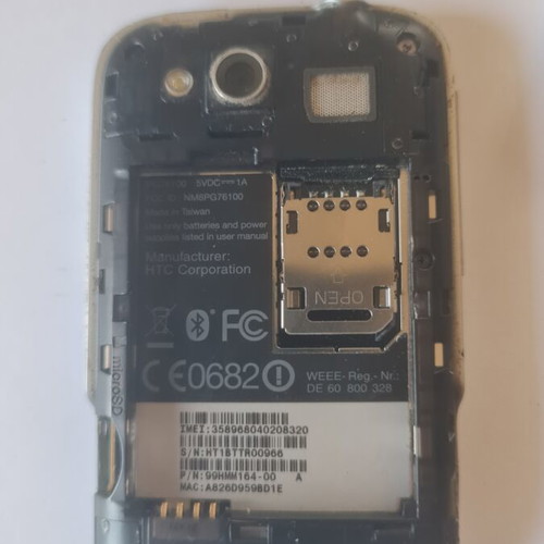 HTC Mini smartphone used, black, Android system
