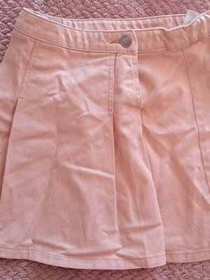 Skirt H&M size 134 like new, beige pink