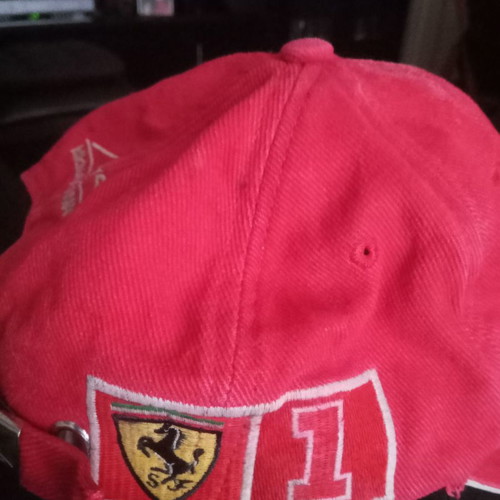 Ferrari Schumacher cap used, authentic