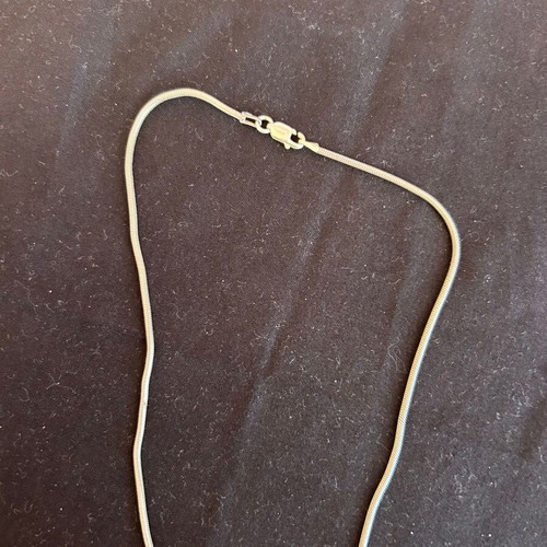 Silver 925 necklace-cross like new with multicolored stones