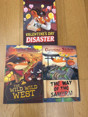 Geronimo Stilton 3 brand new books in English