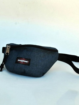Eastpak Blue Denim Waist Bag like new