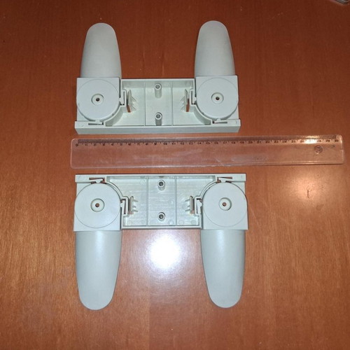 Bases for PC tower case like new, plastic, set of 2 pieces