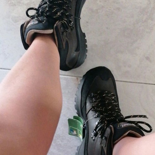 Grisport hiking boots with elastic sole brown black