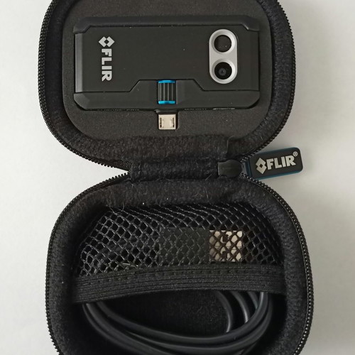 Flir One Pro Gen III thermal USB camera used for mobile devices
