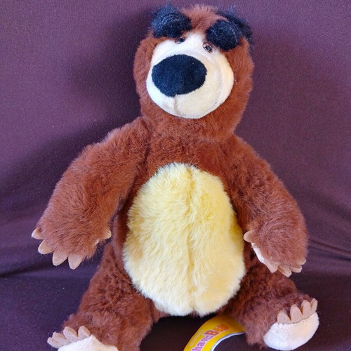 Masha and the Bear plush toy like new