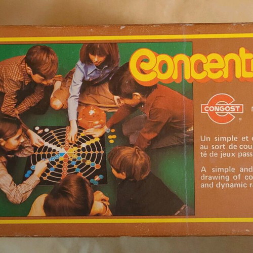 Concentrie board game 1979 like new
