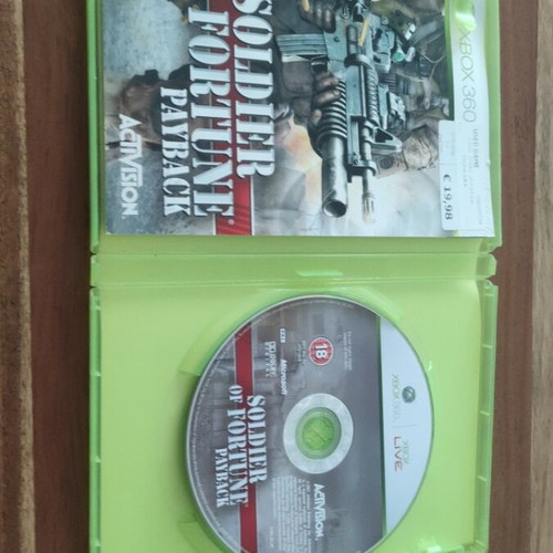 Soldier of Fortune Xbox 360 game, English version