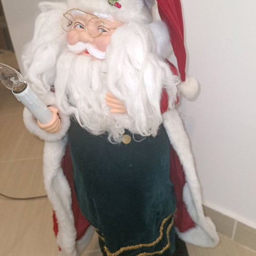 Santa Claus large 60 cm used, mechanism not working