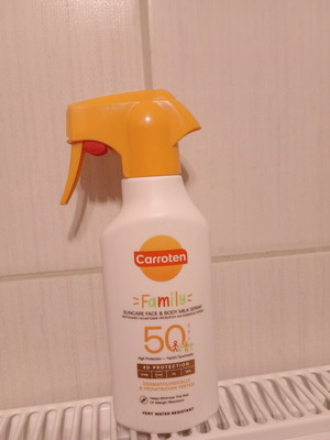 Carroten αντηλιακό spf50 καινούριο για όλη την οικογένεια