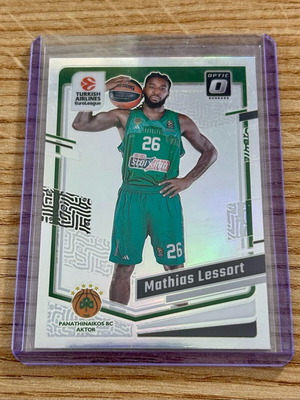 Κάρτα Mathias Lessort Παναθηναϊκός Panini Optic Euroleague 2023-24 καινούργια