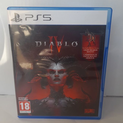 Diablo IV PS5 like new, English edition, scratch-free