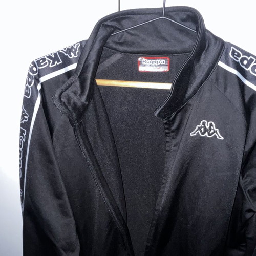 Kappa Anniston black jacket like new, fleece interior, size L