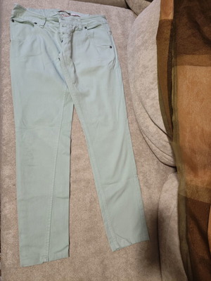Fabric summer pants used, size large, Please