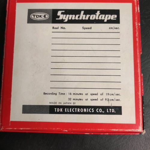 Synchrotape sound recording tape like new