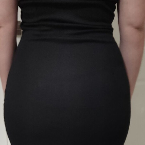 Mini dress black strapless lace like new