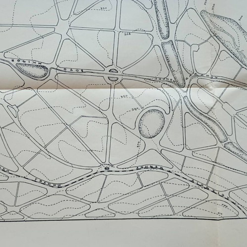 Ekalys Plan used, first plan of the Ekalys settlement 48x32 cm