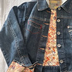 Jeans jacket Ντένιμ Ysatis like new with inner lining and detachable hood
