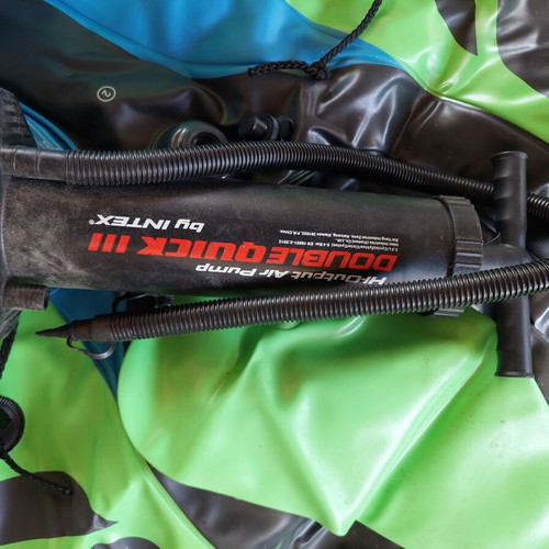 Challenger K1 Inflatable Canoe like new with paddle and pump