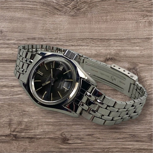 Eterna Matic Kontiki women's watch used, stainless steel, automatic, vintage 1970s