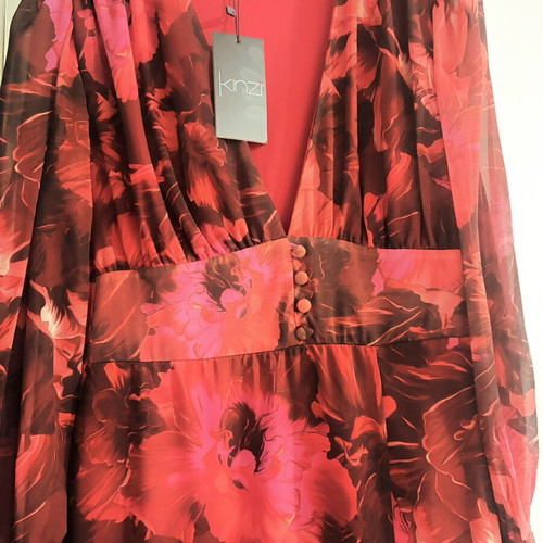 Red Floral Formal Dress New Size Medium