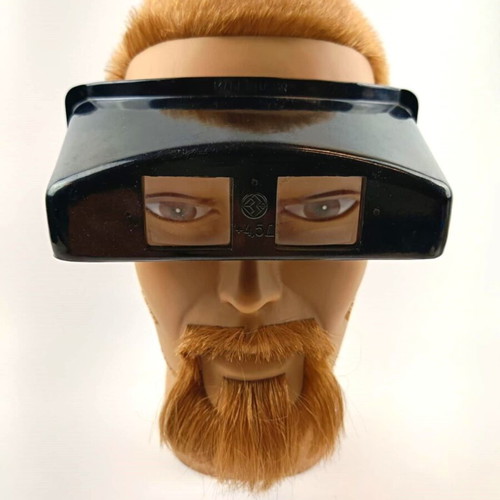 Magnifying headlamp used, bakelite, 1970s vintage