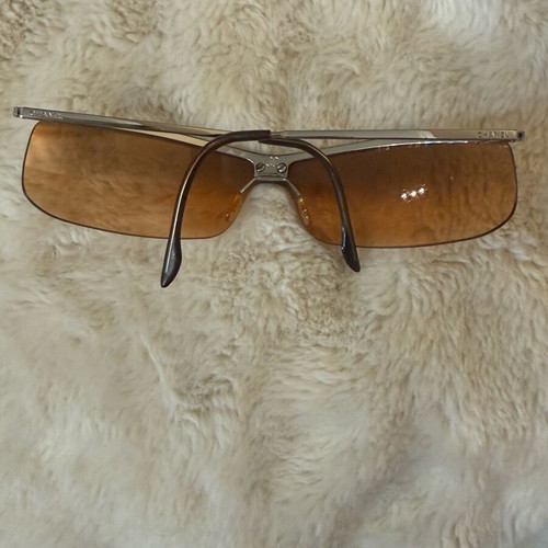 Chanel sunglasses used, orange