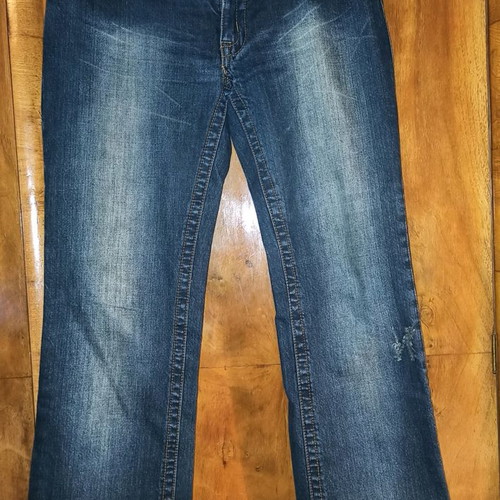 Lynne denim jeans used with rips and pink sequins, size 29