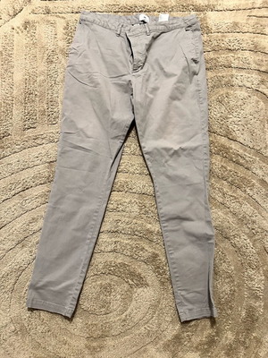 H&M men's Chino skinny fit pants grey like new, size XL