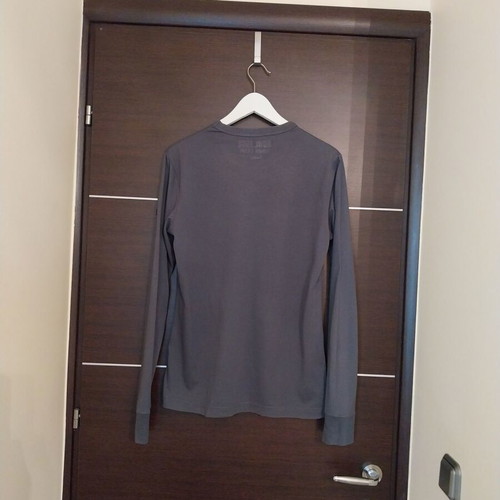 Men's long sleeve shirt gray size S