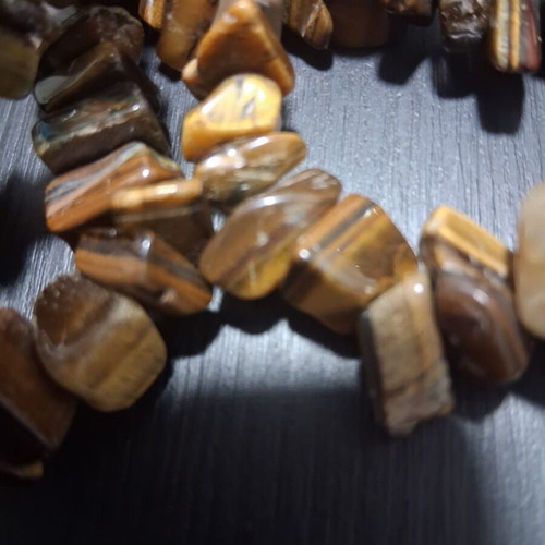 Tiger Eye natural semiprecious stones new, 200g