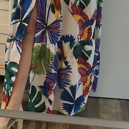 Lumina Tropical Maxi Skirt like new, colorful