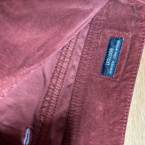 Pepe Jeans Corduroy Bootcut Pants Brown Like New Size 26
