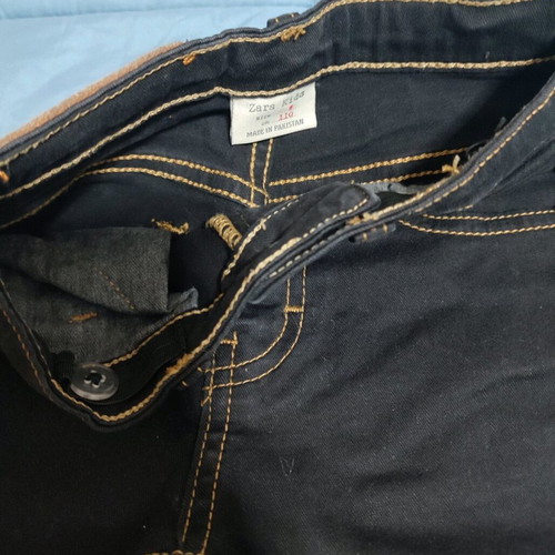 Zara kids black jeans like new, pack of 2, 110 cm
